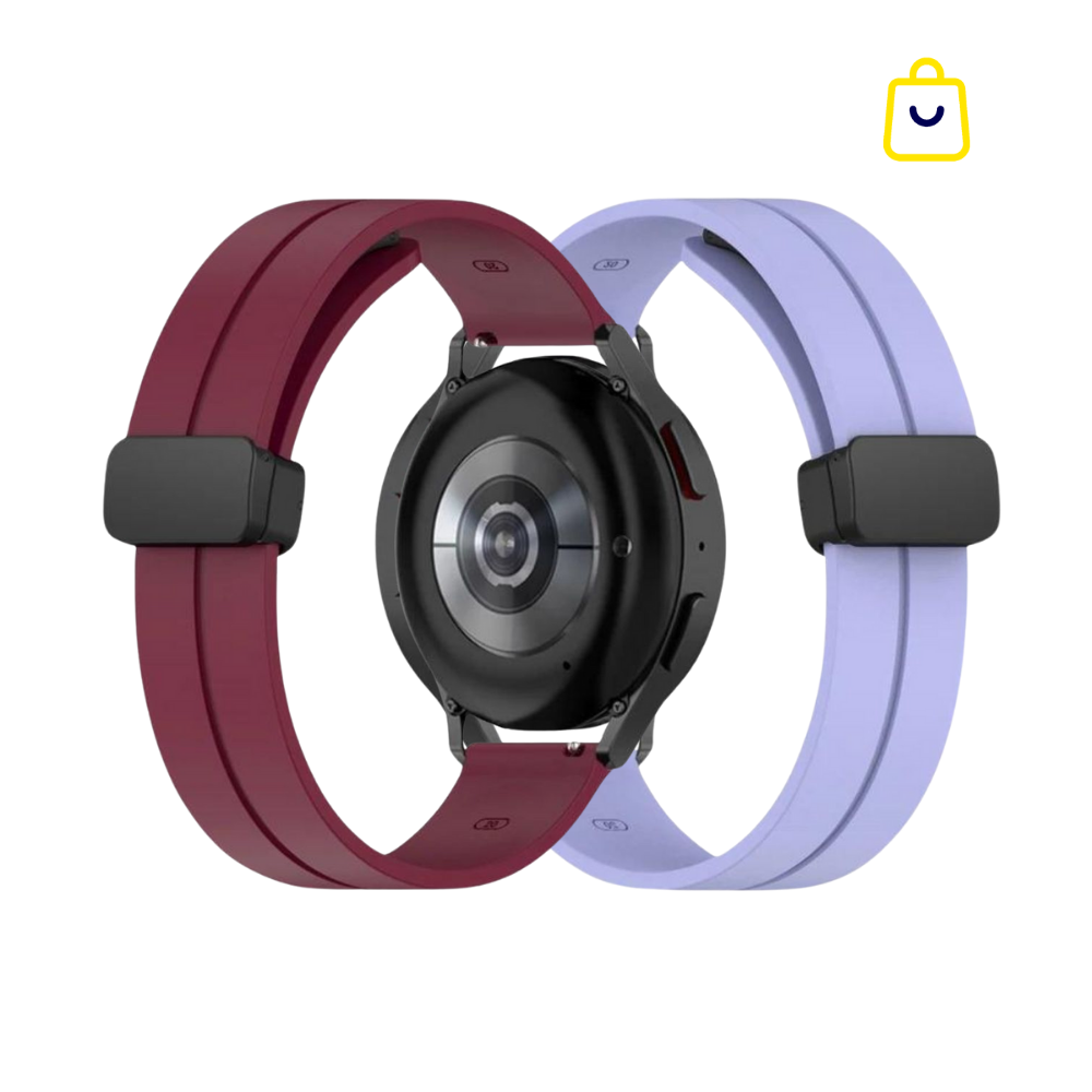 Correa Active para Smartwatch – Banda Deportiva de Silicona con Broche Magnetico 20mm / 22mm